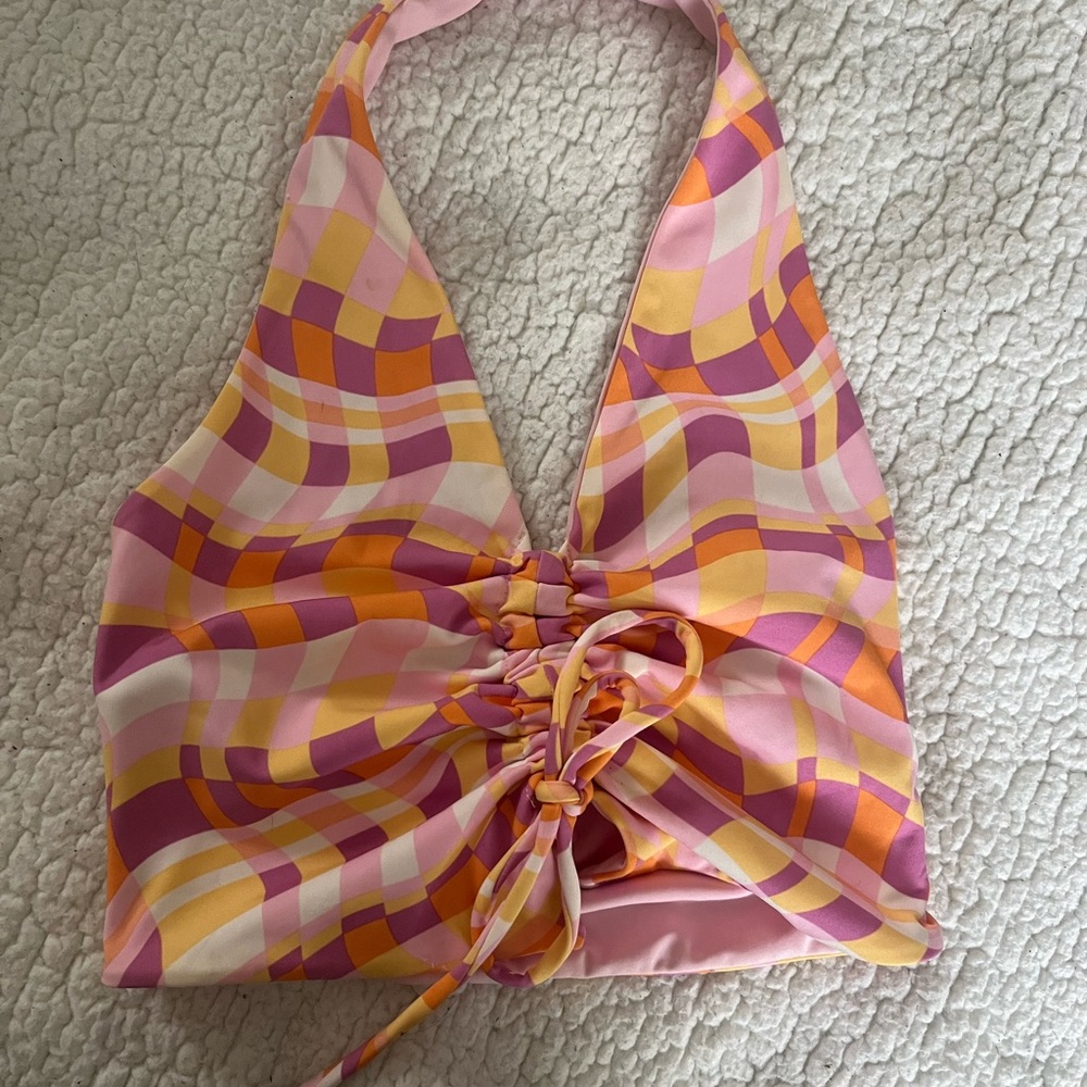 Colorful Halter Top
